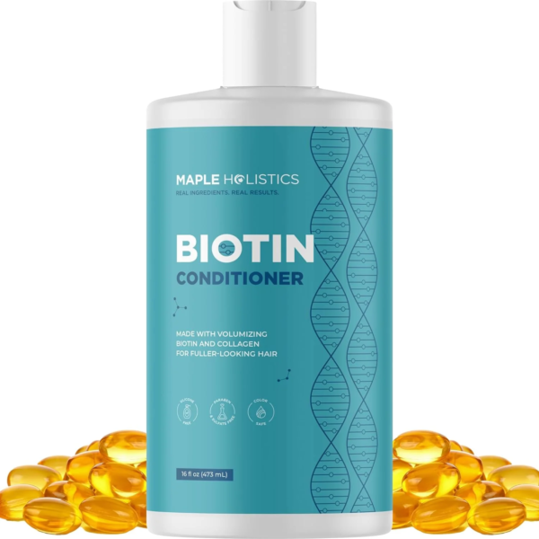 Biotin Conditioner for Thinning Hair - Volumizing Hair Conditioner for Women - Honeydew Conditioner for Thinning Hair with Biotin for Men & Women - Hair Thickening Curly Hair Conditioner for Dry Hair