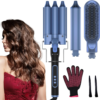 5-in-1 Hair Curler Set with Ceramic Curling Wand & Straightener Brush | Adjustable Temp 80-230°C" - Image 9