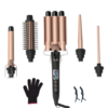 5-in-1 Hair Curler Set with Ceramic Curling Wand & Straightener Brush | Adjustable Temp 80-230°C" - Image 10