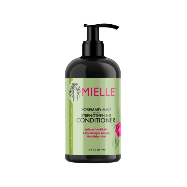 Mielle Rosemary Mint Conditioner 12Oz., All Hair, Strengthening Conditioner, Moisturizing, Pump