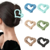 Butterfly Hair Claw Clip 6 Pcs Cute Flower Hair Clips Matte Large Claw Clips for Women Thick Hair Claw Non Slip Heart Clips for Thin Hair Clamps Butterfly Clips - Image 18