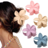 Butterfly Hair Claw Clip 6 Pcs Cute Flower Hair Clips Matte Large Claw Clips for Women Thick Hair Claw Non Slip Heart Clips for Thin Hair Clamps Butterfly Clips - Image 14