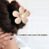 Butterfly Hair Claw Clip 6 Pcs Cute Flower Hair Clips Matte Large Claw Clips for Women Thick Hair Claw Non Slip Heart Clips for Thin Hair Clamps Butterfly Clips - Image 7