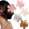 Butterfly Hair Claw Clip 6 Pcs Cute Flower Hair Clips Matte Large Claw Clips for Women Thick Hair Claw Non Slip Heart Clips for Thin Hair Clamps Butterfly Clips - Image 11